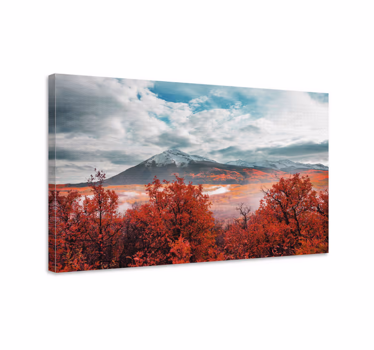 Cuadro paisajes vista majestuosa de montañas - TenVinilo
