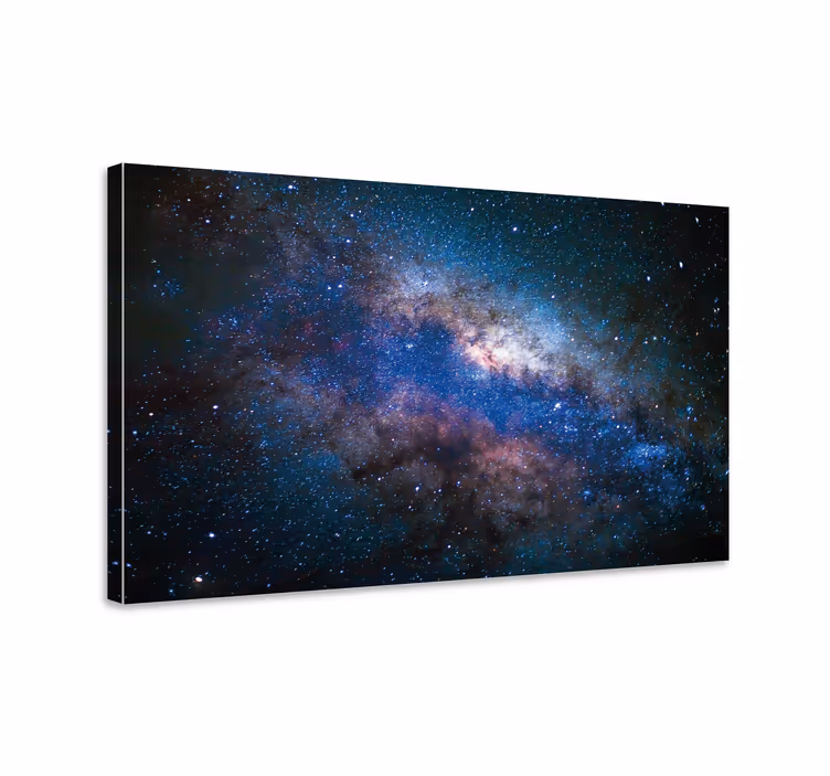 Cuadro paisajes Galaxia silenciosa con estrellas - TenVinilo