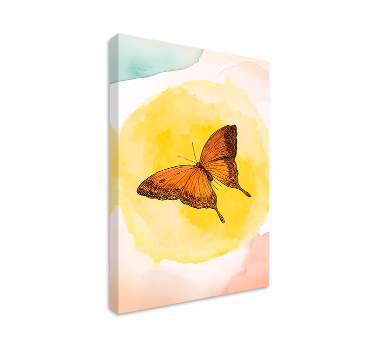 Cuadro mariposas diseño de mariposa elegante - TenVinilo
