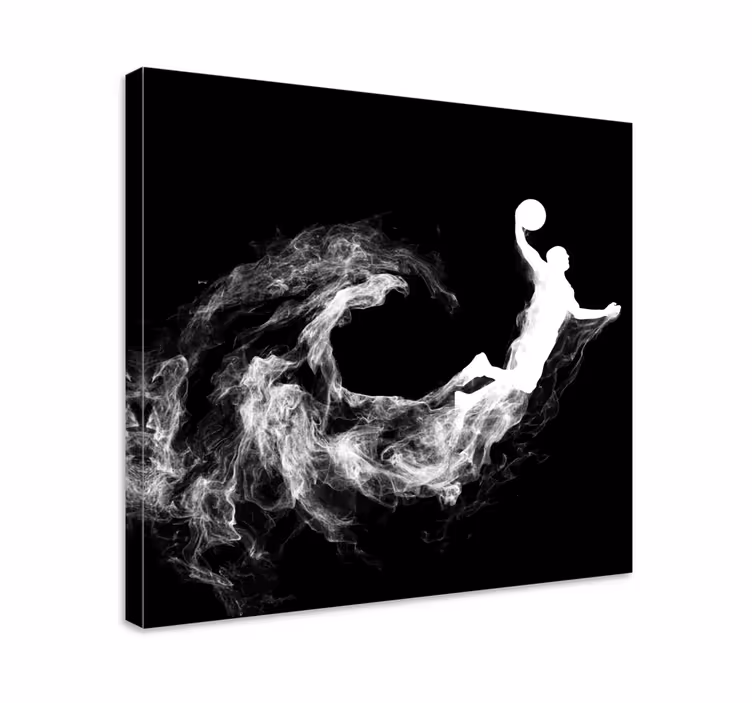 Cuadro deporte movimiento dinámico de baloncesto - TenVinilo