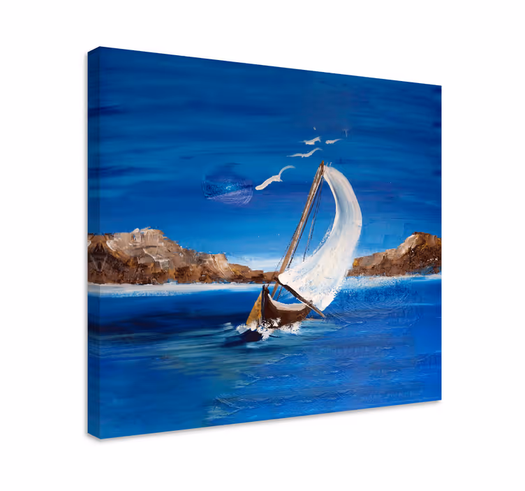 Cuadro marinero aventura en velero - TenVinilo