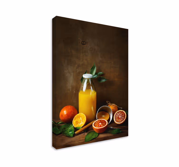 Cuadro bodegones medley de frutas cítricas - TenVinilo
