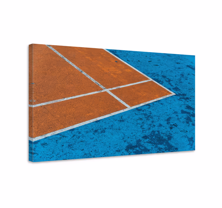Cuadro deporte líneas de pista de tenis - TenVinilo