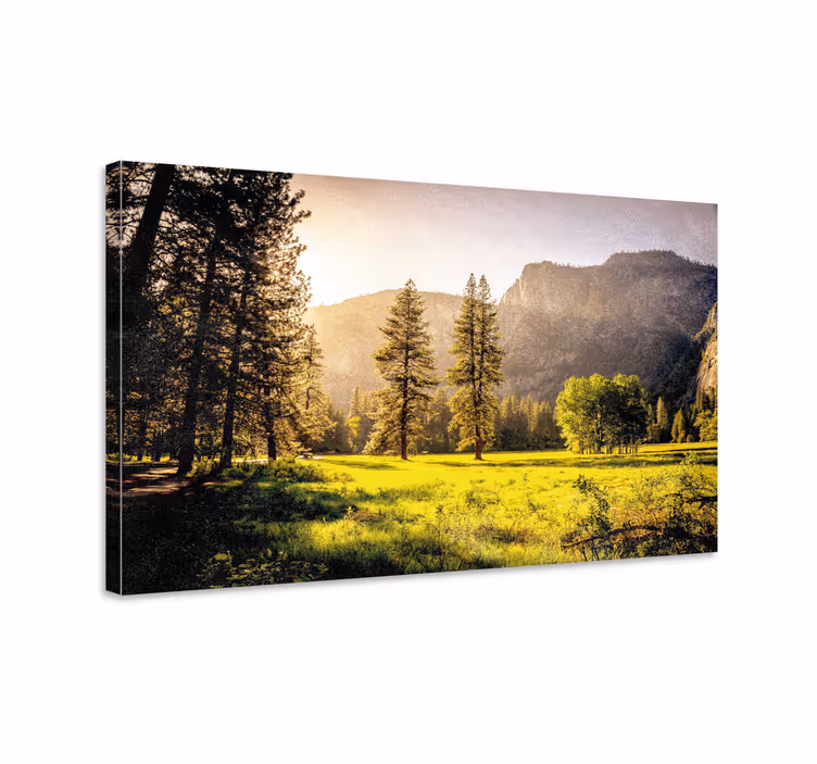 Cuadro paisajes paisaje montañoso majestuoso - TenVinilo