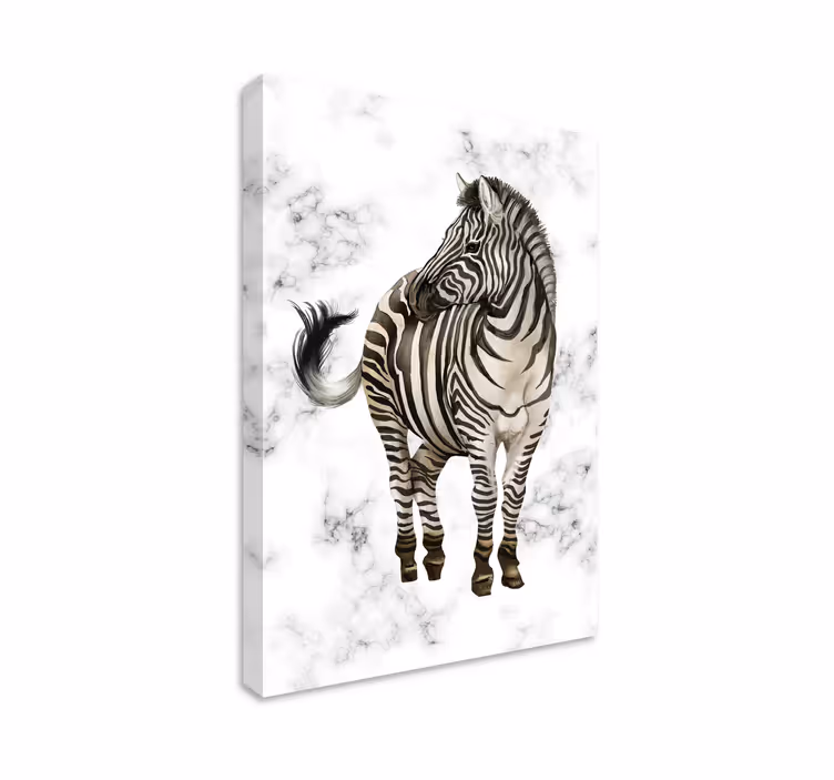 Cuadro animales elegancia de cebra - TenVinilo