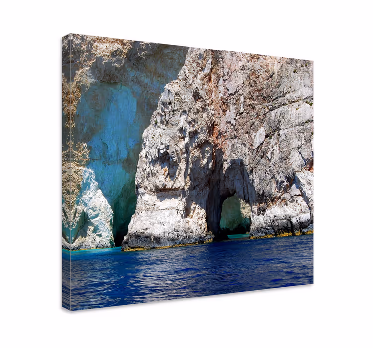 Cuadro paisajes formación rocosa costera - TenVinilo