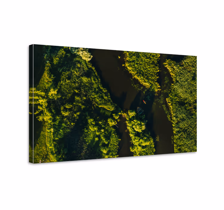 Cuadro paisajes escenario de río tranquilo - TenVinilo