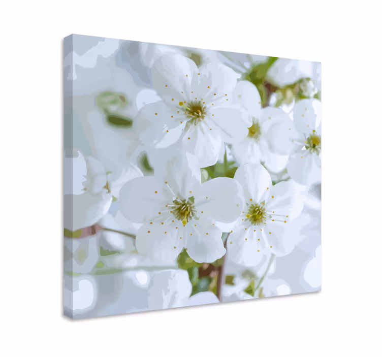 Cuadro de flores flor de cerezo en flor - TenVinilo