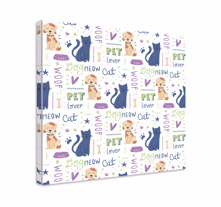 Cuadro perro colección amantes de las mascotas - TenVinilo