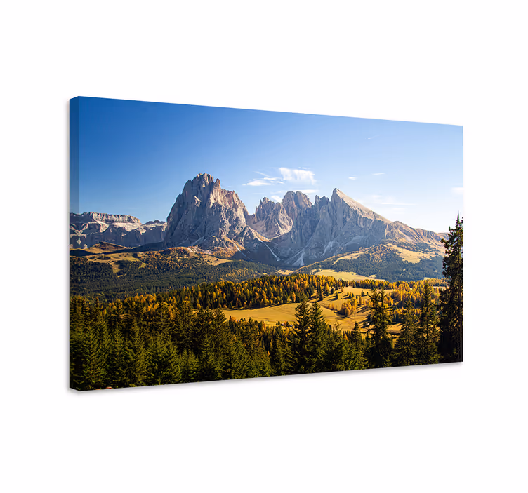 Cuadro paisajes gran vista de montaña - TenVinilo