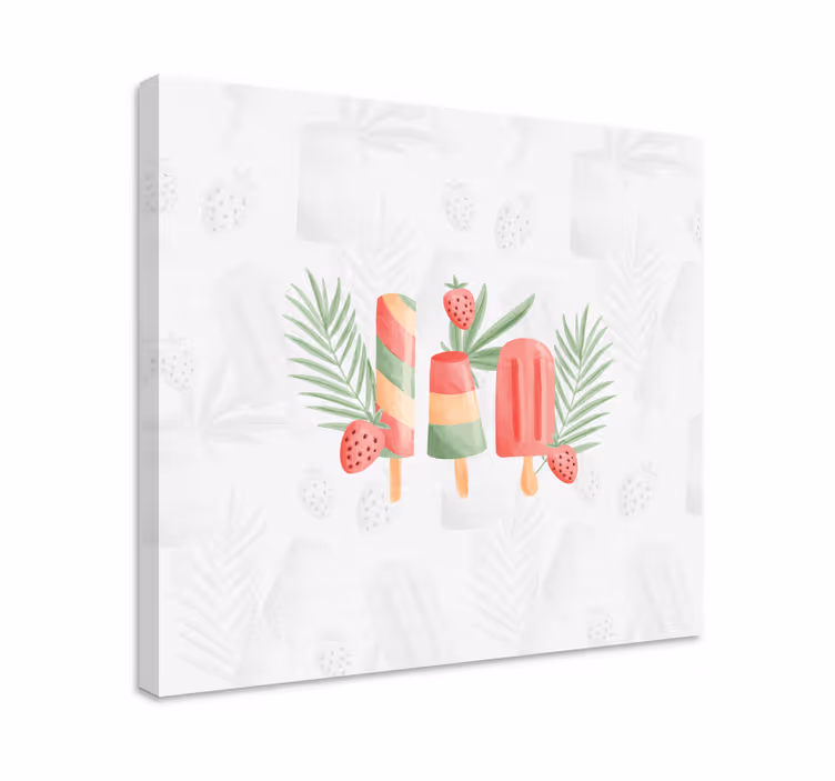 Cuadro bodegones delicias de frutas congeladas - TenVinilo