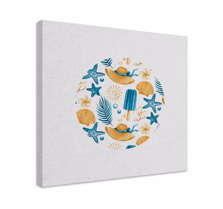 Cuadro marinero helado de verano - TenVinilo