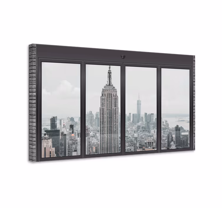 Cuadro ciudades vista desde el empire state - TenVinilo