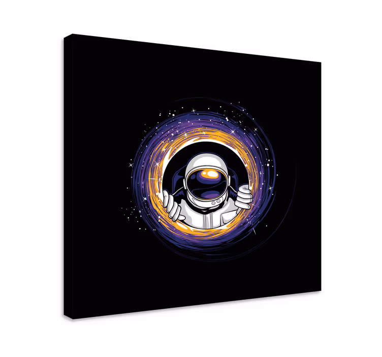 Cuadro videojuego abrazo del astronauta portal - TenVinilo
