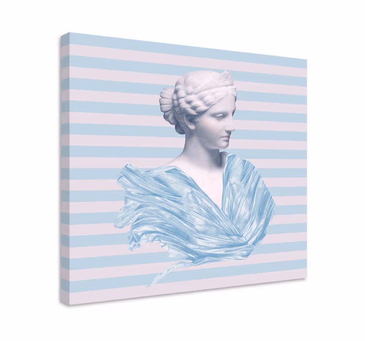 Cuadro arte busto de figura clásica - TenVinilo