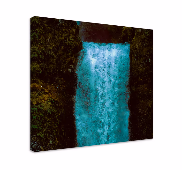 Cuadro paisajes cascada de agua majestuosa - TenVinilo