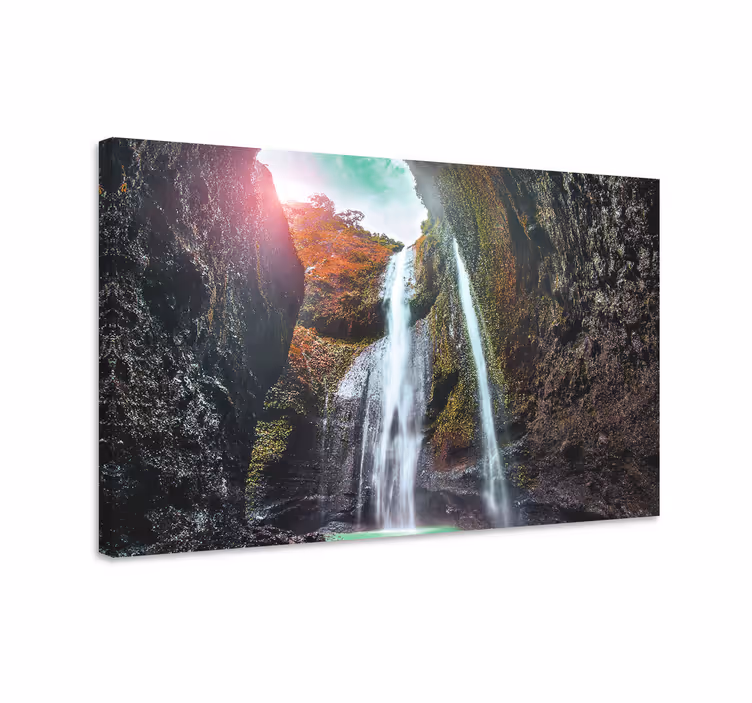 Cuadro paisajes gran cascada - TenVinilo