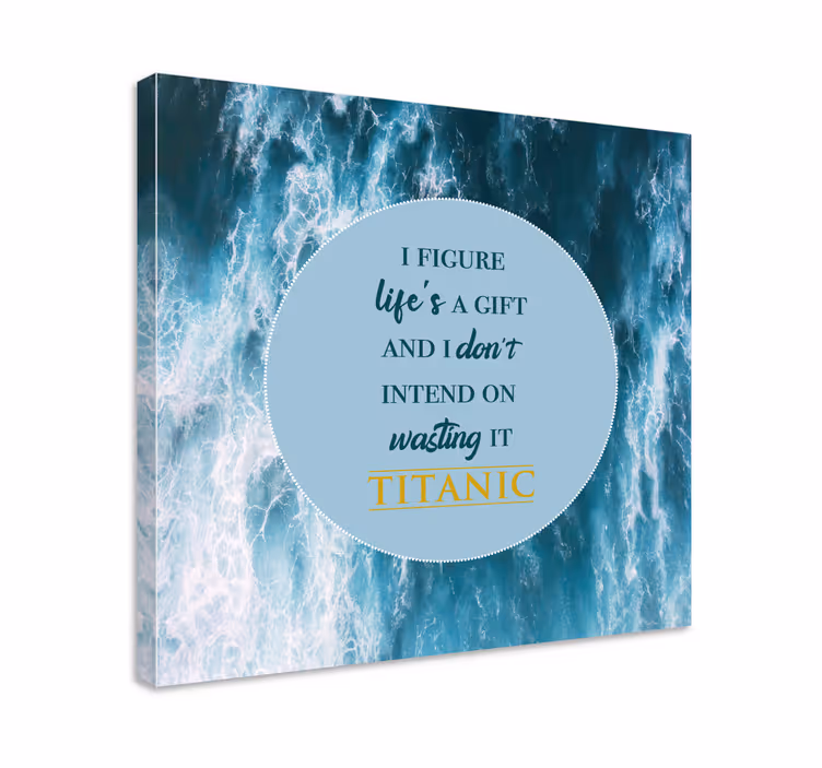 Cuadro frase cita inspiradora de vida - TenVinilo