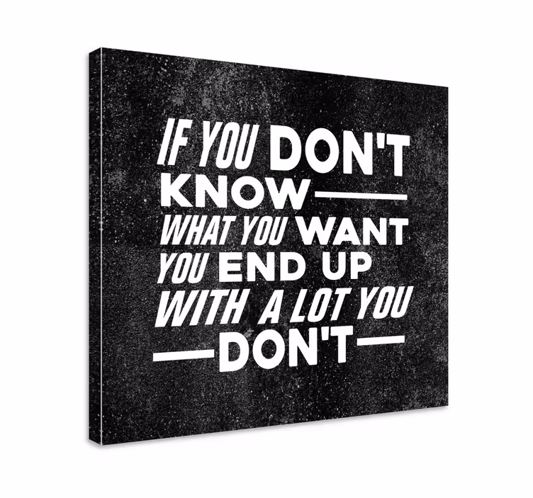 Cuadro frase reflexiones motivacionales sobre la vida - TenVinilo