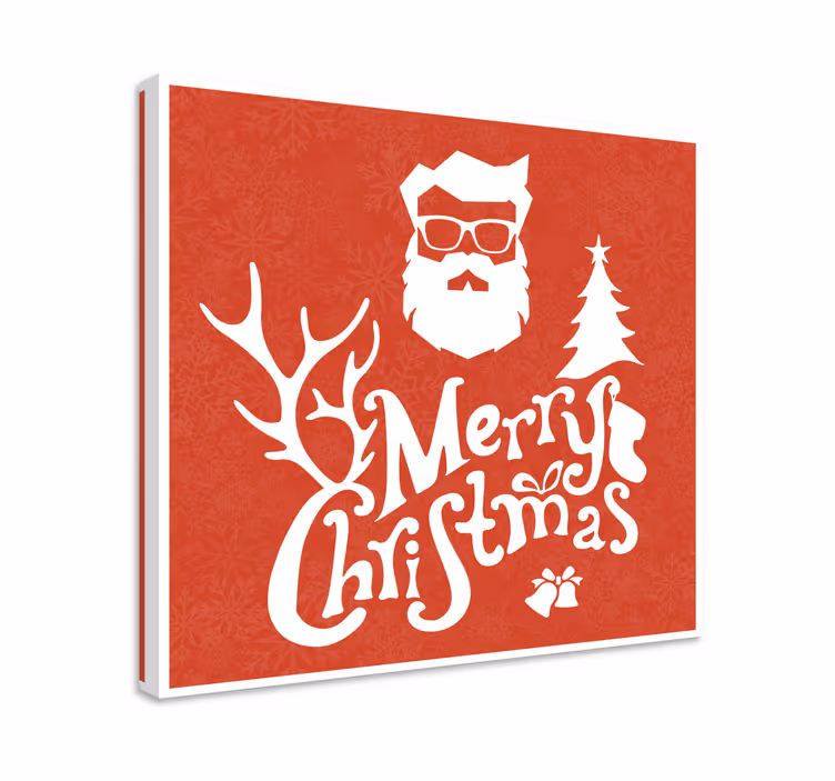 Cuadro frase motivadora feliz navidad - TenVinilo