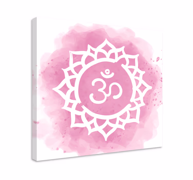Cuadro buda diseño mandala om - TenVinilo