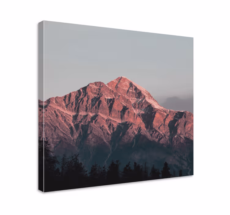 Cuadro paisajes cumbres de montañas grandiosas - TenVinilo