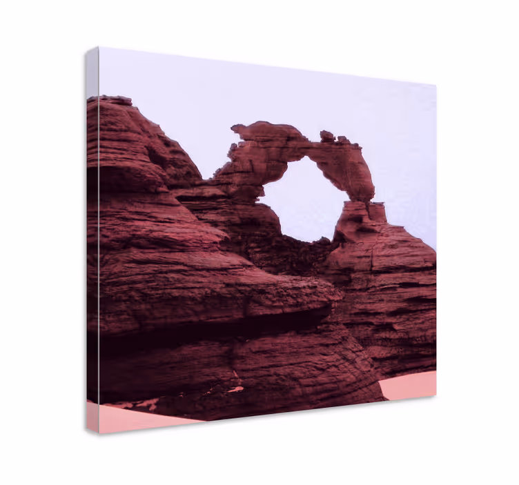 Cuadro paisajes arco natural de roca - TenVinilo