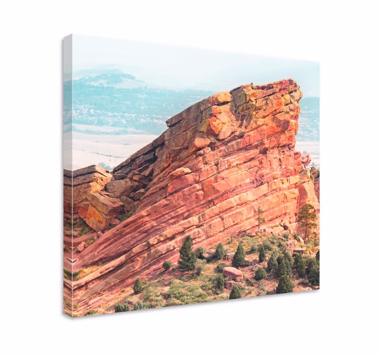 Cuadro paisajes formación rocosa majestuosa - TenVinilo