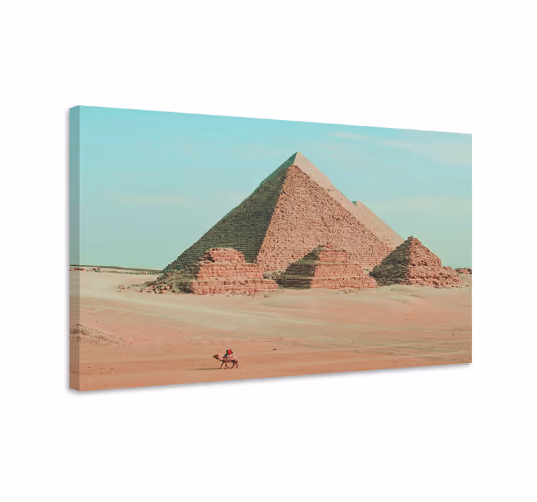 Cuadro ciudades pirámides de giza - TenVinilo