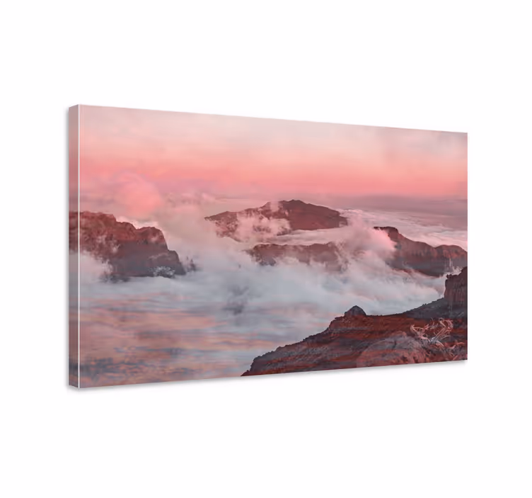Cuadro paisajes paisaje de montañas soñadoras - TenVinilo