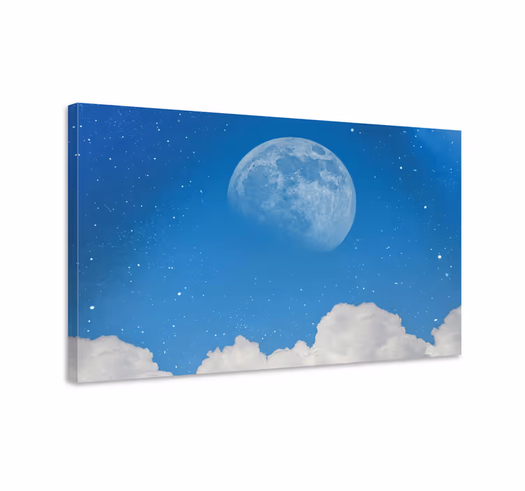 Cuadro paisajes luna en el cielo - TenVinilo