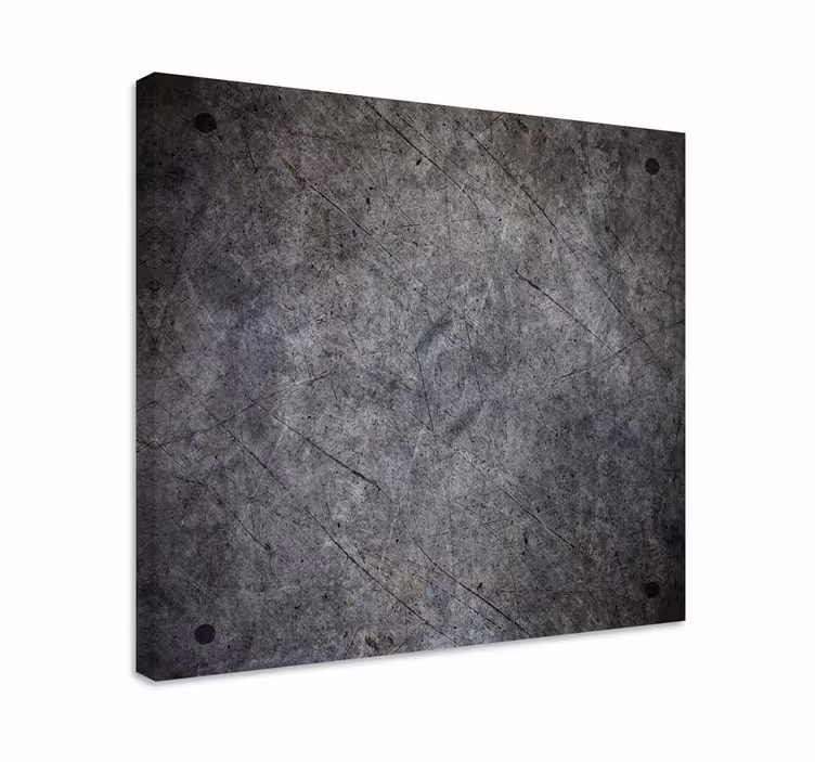Cuadro abstracto superficie gris texturizada - TenVinilo