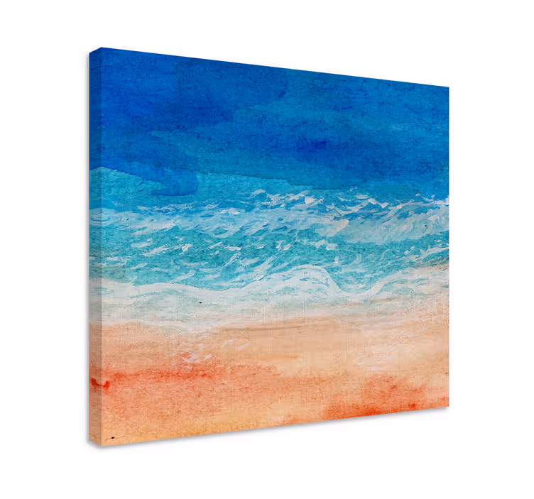Cuadro paisajes olas del océano en calma - TenVinilo