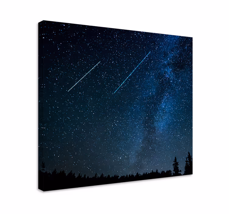 Cuadro paisajes cielo celestial del atardecer - TenVinilo