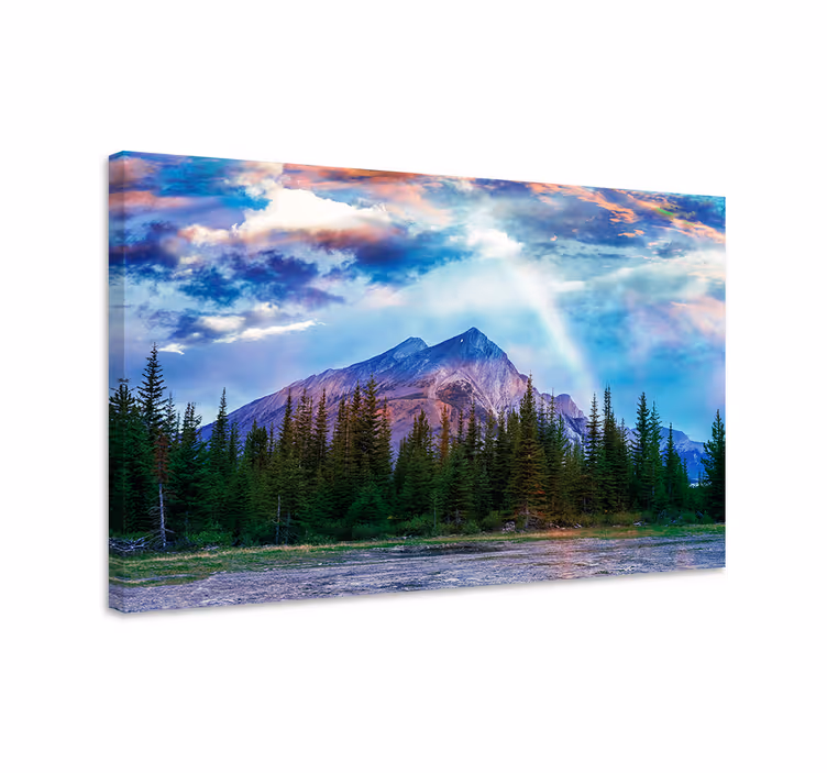 Cuadro paisajes gran paisaje montañoso - TenVinilo
