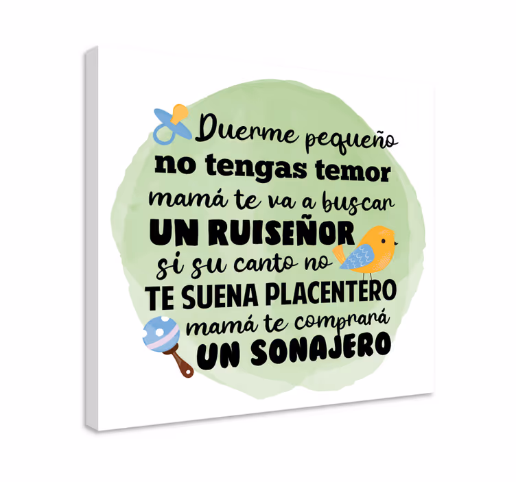 Pintura habitación bebé Nana Calla pequeño - TenVinilo