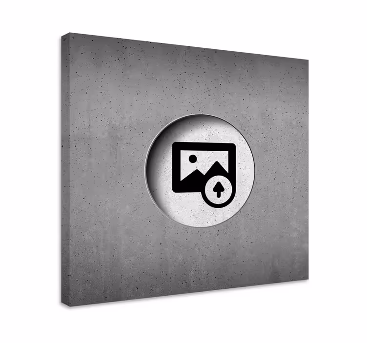 Cuadro de concreto crudo personalizable - TenVinilo