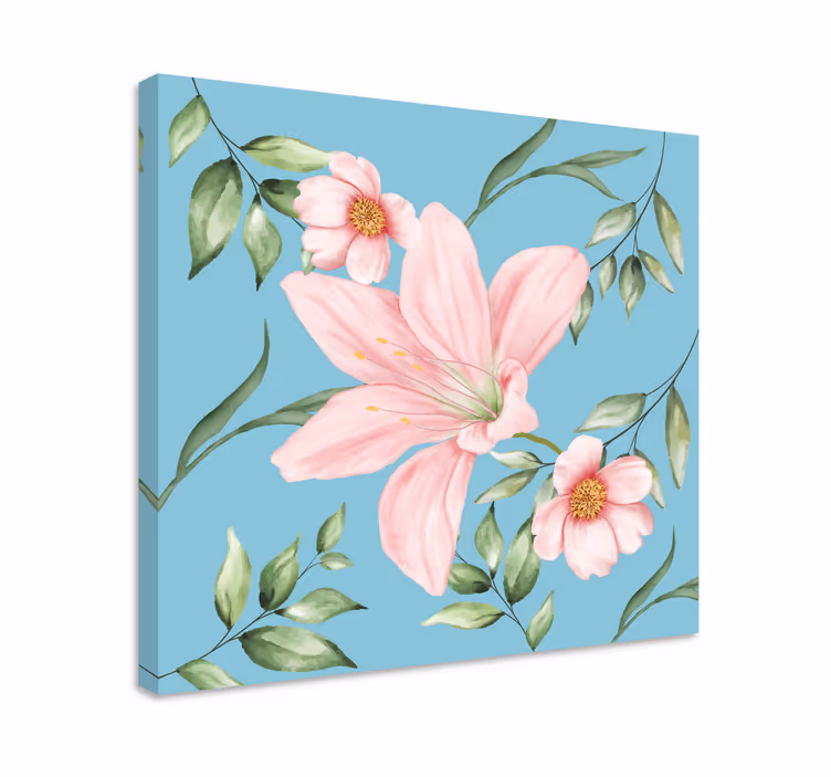 Cuadro de flores decoración romántica vintage - TenVinilo