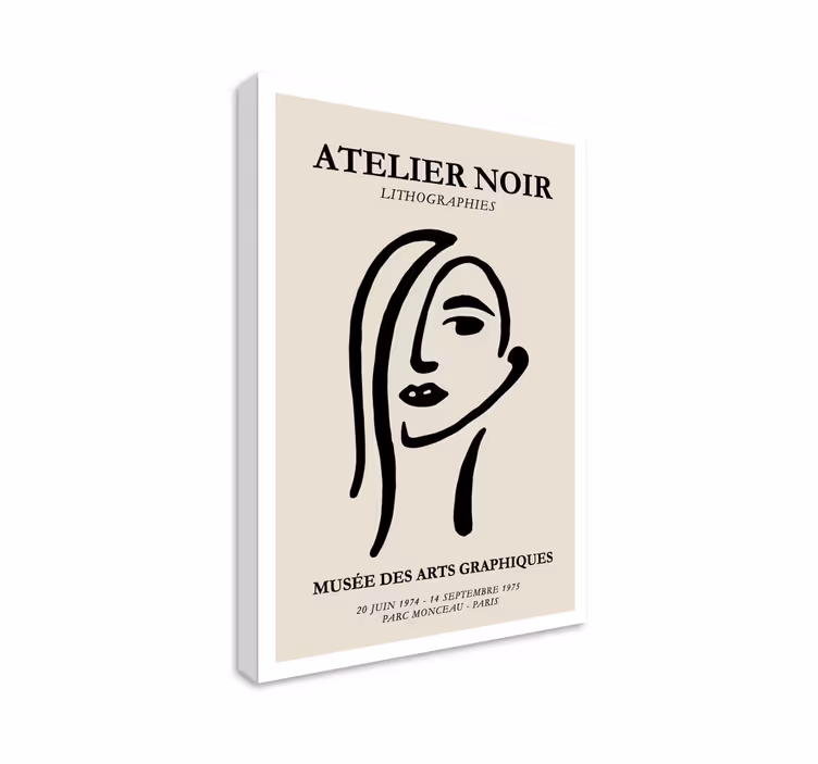 Cuadro en arte atelier noir - TenVinilo