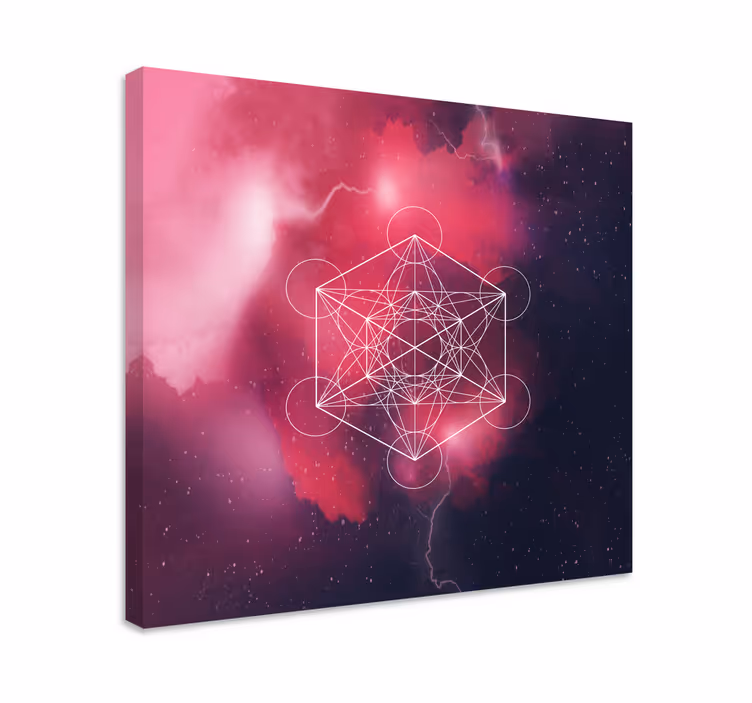 Cuadro mandala Símbolo Metatrón - TenVinilo