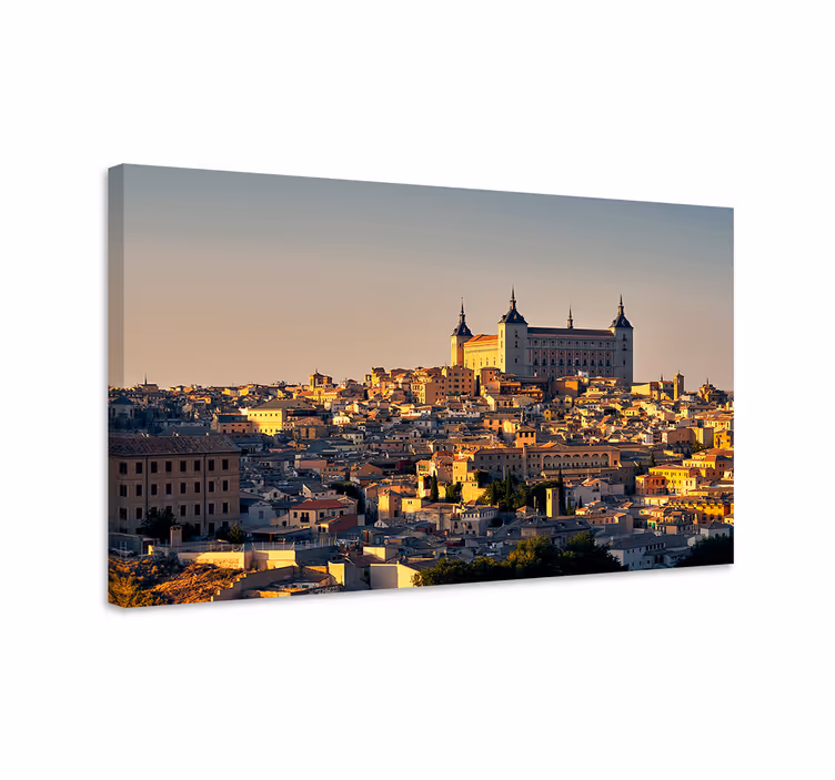 Cuadro ciudades Alcázar de Toledo - TenVinilo