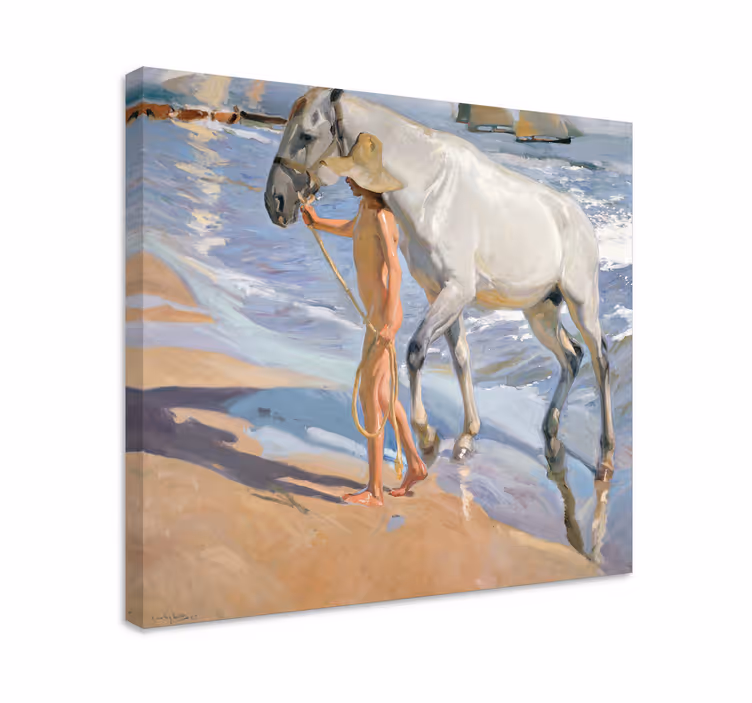Cuadro en arte Baño de Caballo - TenVinilo