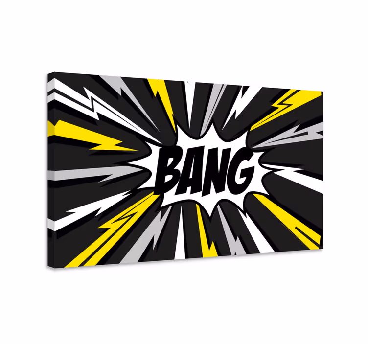 Cuadro para dormitorio Bang - TenVinilo