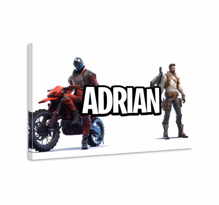Cuadro decorativo videojuego moto - TenVinilo