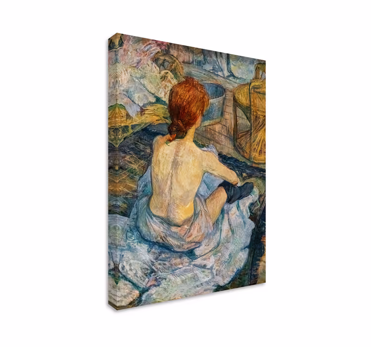 Cuadro artístico "La Toilette" el baño - TenVinilo