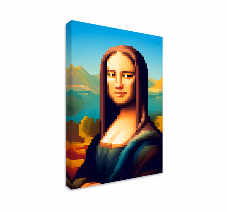 Cuadro artístico pixel art  - TenVinilo