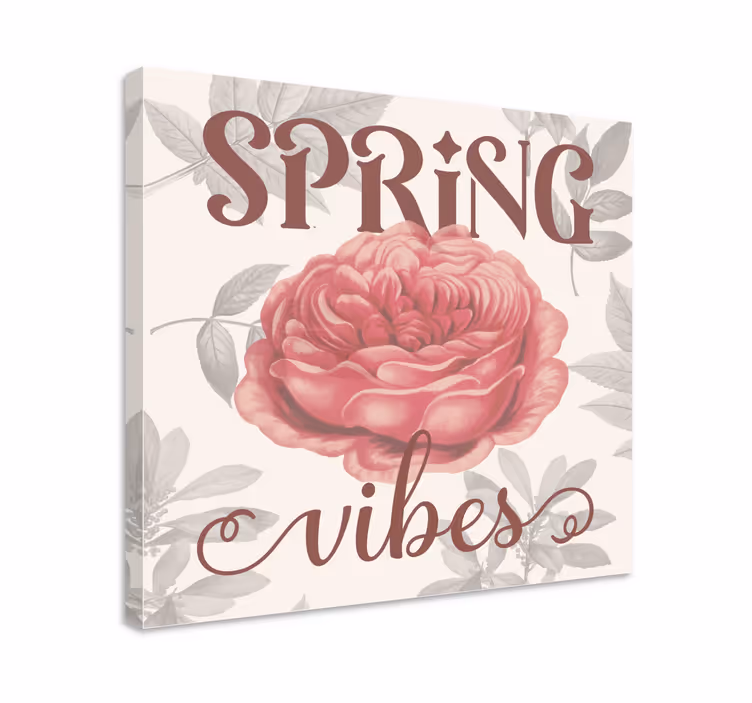 Cuadro para salón vibraciones de primavera - TenVinilo