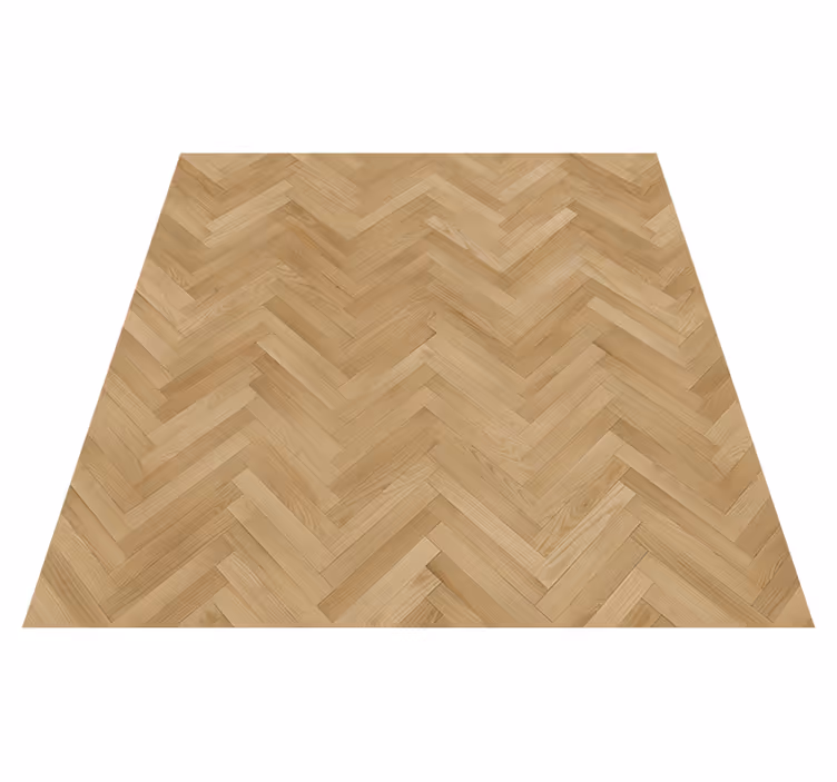 Alfombra vinílica imitación madera suelo de parquet - TenVinilo