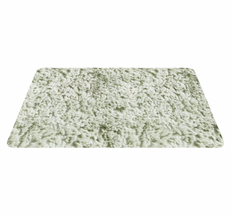 Alfombra vinilo baño imitación de tela verde - TenVinilo