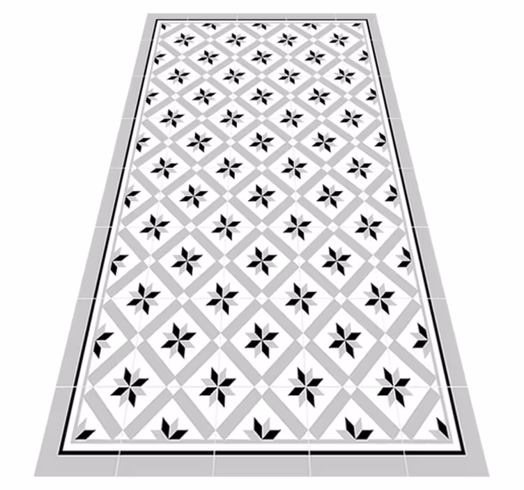 Alfombra vinilo cocina gris hidráulico - TenVinilo